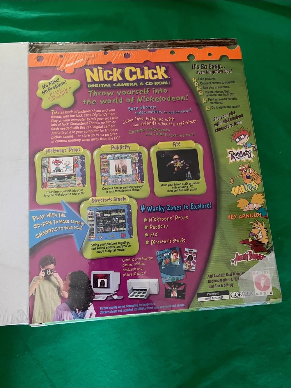 Nickelodeon Nick Click Kids Digital Camera - Green & Black